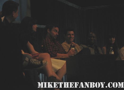 jake johnson max greenfield paleyfest panel q and a with zooey deschanel rare promo hot rare