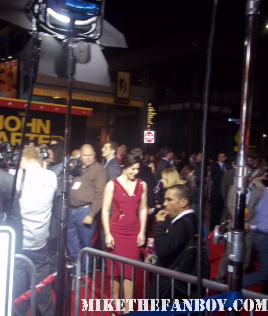 the red carpet at the  John Carter Movie Premiere Report! Taylor Kitsch! Willem Dafoe! Bryan Cranston! Autographs! Photos! And More! The CB Returns!