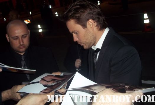 hot sexy taylor kitsch signing autographs for fans at John Carter Movie Premiere Report! Taylor Kitsch! Willem Dafoe! Bryan Cranston! Autographs! Photos! And More! The CB Returns!