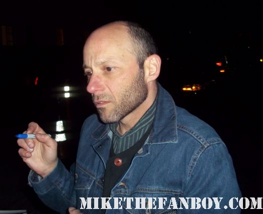 Michael Ornstein signs autographs for fans at the sons of anarchy paleyfest 2012 panel in hollywood hot sexy rare