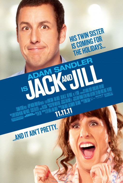 jack_and_jill rare promo one sheet movie poster adam sandler twn sister horrible comedy nightmare