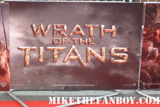 wrath of the titans uk london movie premiere rare signed autograph sam worthington