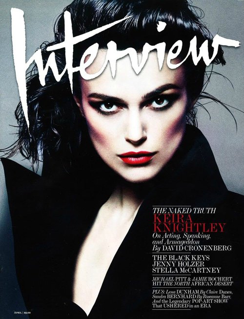 keira-knightley-interview magazine april 2012 hot sexy photo shoot rare promo naked hot sexy magazine cover rare promo