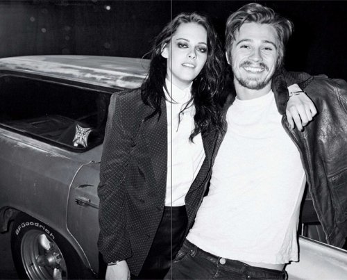 kristen stewart and garrett hedlund cover the may 2012 issue of jalouse magazine hot sexy photo shoot on the road rare sexy shirtless promo photo