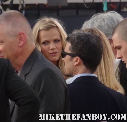 Brooklyn Decker arriving to the battleship premiere in los angeles and ignoring fans