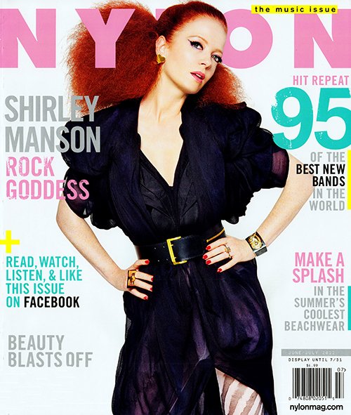 shirley-manson-nylon-june2012- (6) Shirley manson lead singer of garbage is hot and sexy on the cover of nylon magazine june 2012 hot sexy rare promo sexy redhead photo shoot promo