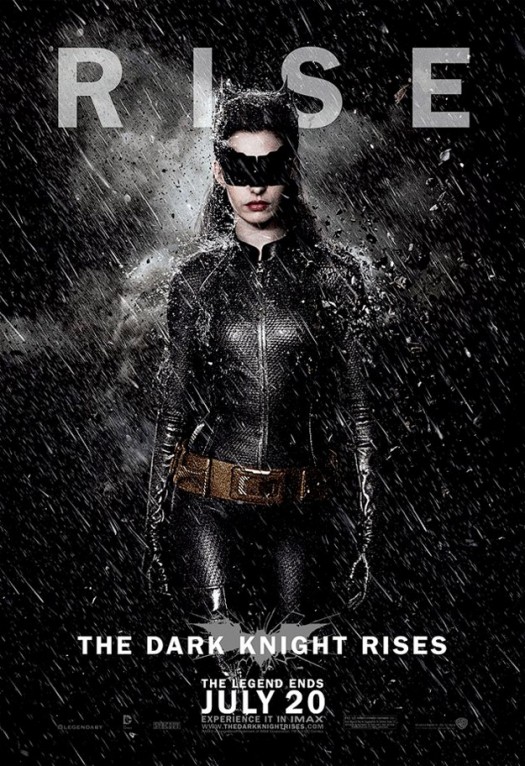 tdkr-catwoman-poster-snow the dark knight rises batman catwoman individual promo movie poster anne hathaway sexy rare promo hot