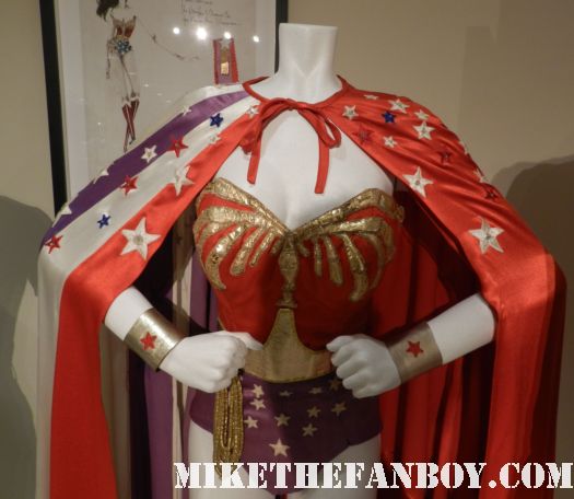 wonder woman rare prop costumer lynda carter superhero costume 1970's paley center out of the box costume display