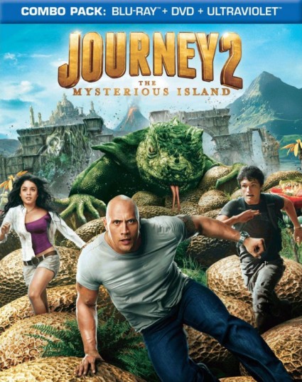 Journey-2 the mysterious island dvd giveaway josh hutcherson dwayne the rock johnson rare promo dvd box cover art blu ray combo pack