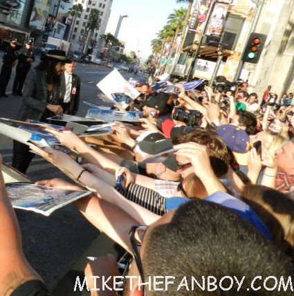 sexy russell brand signing autographs at the rock of ages world movie premiere in hollywood rare hot forgetting sarah marshall