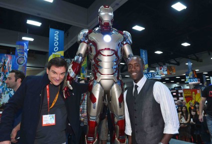 Don Cheadle and Shane Black  signing autographs for fans robert downey jr and the iron man kids sdcc 2012 Comic-Con International 2012 - Marvel Studios Panels