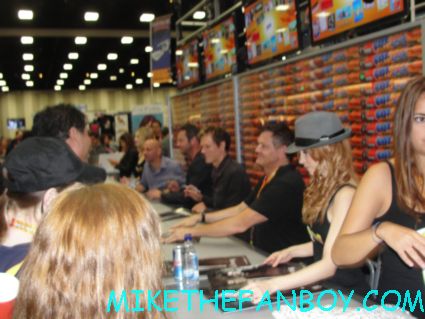 the following cast autograph signing with kevin bacon james purefoy hot sexy rare promo FOX booth san diego comic con 2012 sdcc rare