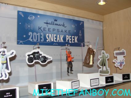 the hallmark booth at san diego comic con 2012 sdcc rare promo star wars prototype ornaments harry potter nightmare before christmas rare hot