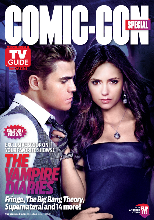 vampire diaries rare tv guide san diego comic con limited edition magazine cover rare promo