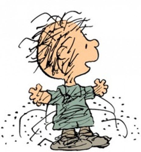 peanuts star pigpen looking all stinky and not showering rare dirty cartoon character