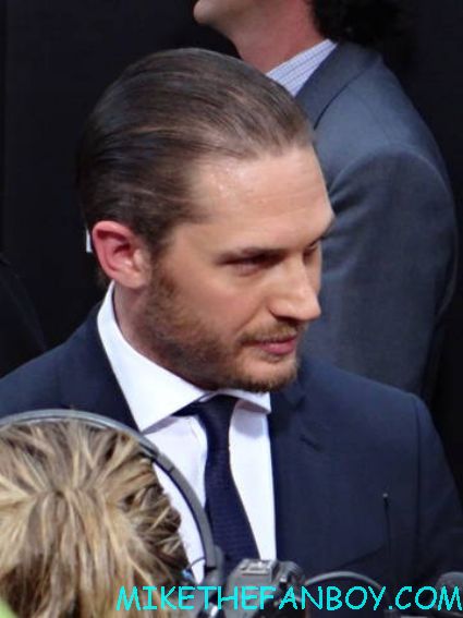 tom hardy arriving to the dark knight Rises world movie premiere in new york city rare promo hot 
