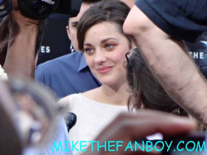 Marion Cotillard arriving to the dark knight Rises world movie premiere in new york city rare promo hot 