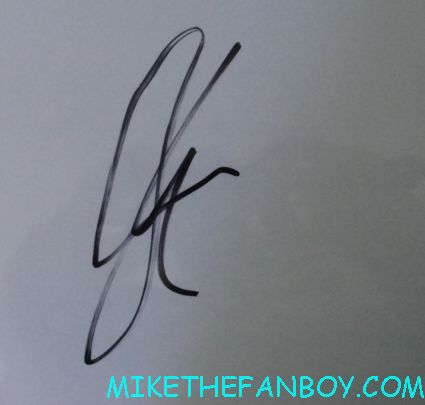 josh groban signed autograph signature at the walmart teachers event in downtown los angeles