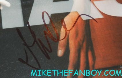 jennifer garner signature autograph on my alias mini promo poster victor garber ron rifkin 