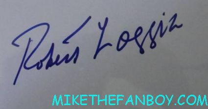 robert loggia signed autograph index card photo signature big necessary roughness