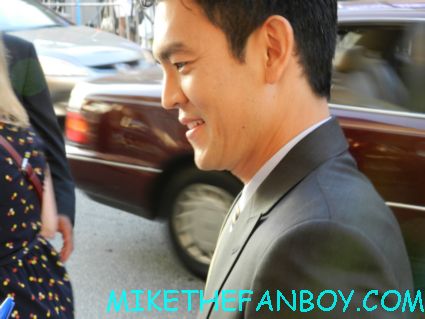 john cho signing autographs at the total recall world movie premiere hot sexy rare promo star trek sulu