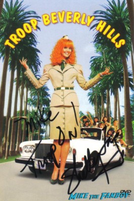 Shelley Long signed autograph troop beverly hills dvd cover rare promo phyllis nefler rare dvd insert