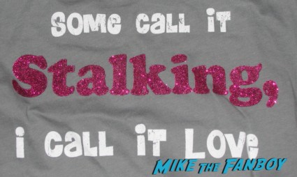 some call it stalking I call it love t-shirt for lindsay from I am not a stalker hot sexy 