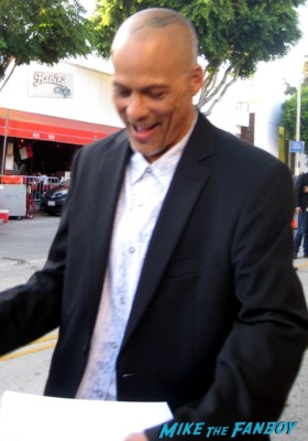 sexy David Labrava signs autographs for fans at the sons of anarchy premiere in westwood