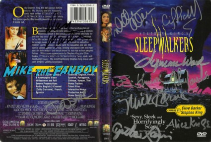 Sleepwalkers signed autograph dvd cover  john landis joe dante rare promo signing autographs at dark delicacies in burbank