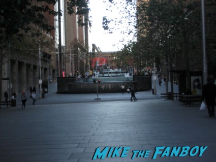 Sydney australia the filming location for the matrix trilogy martin place fountain  rare promo neo hot sexy keanu reeves