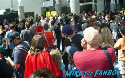The line INSIDE to get into comikaze 2012 stan lee's comikaze expo rare promo norman reedus los angeles covention center
