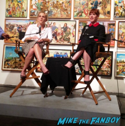 molly ringwald at the Live Talks Los Angeles: Molly Ringwald in Conversation with Meghan Daum molly ringwald book signing q and a