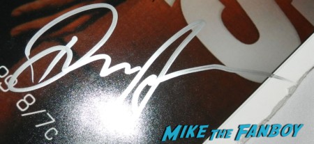 david anders signed autograph signature alias promo mini poster rare hot signs autographs for fans alias rare 015