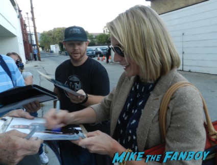katee sackhoff  signing autographs for fans looking hot and sexy rare battlestar galactica starbuck photo shoot rare promo 24 longmire
