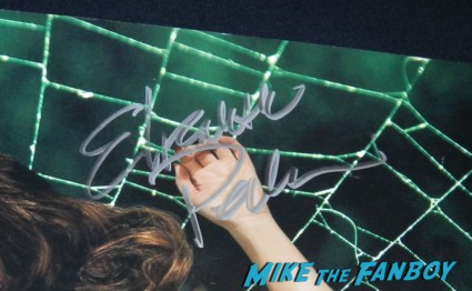 elizabeth perkins signed autograph weeds season 5 promo mini poster signature rare celia hodes about last night... 