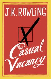 jk rowling the casual vacancy book cover dust jacket rare promo j.k. rowling promo harry potter author hot rare 