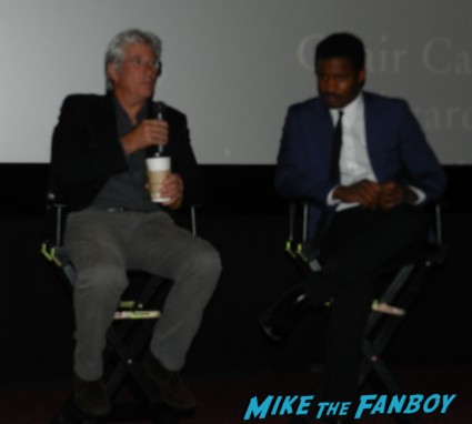 richard gere signing autographs for fans q and a at a screening of arbitrage rare promo signing autographs for fans 001