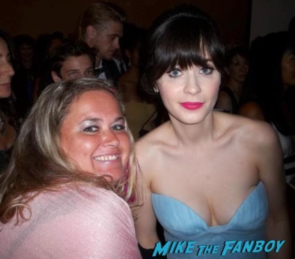 Pinky with zooey deschanel at the emmy awards 2012 ceremony new girl hot sexy star