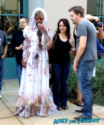 zombie bride cosplayers hot monsters at son of monsterpalooza in burbank rare promo halloween gore