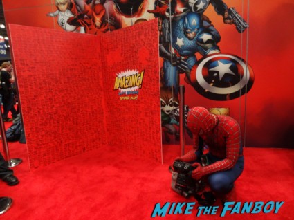 spider man birthday card at nycc new york comic con 2012 cosplay costumed characters rare promo 