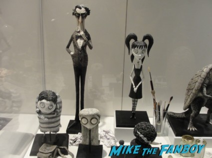 the art of frankenweenie exhibit at walt disneys california adventure prop costume maquette artwork display