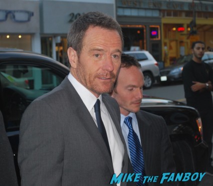 Bryan Cranston signing autographs for fans at the mill valley film festival in san francisco ca rare breaking bad rock of ages