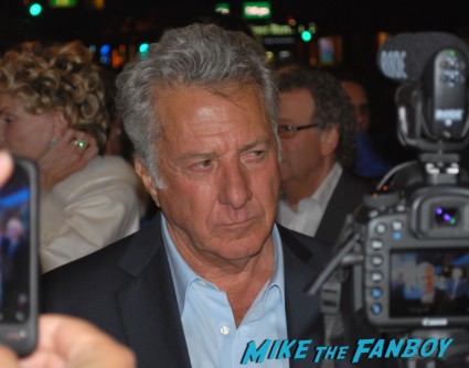 Dustin hoffman signing autographs for fans at the mill valley film festival in san francisco ca rare breaking bad rock of ages