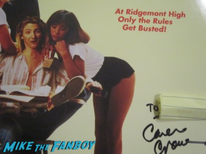 cameron crowe signed autograph fast times at ridgemont high laser disc movie poster promo rare