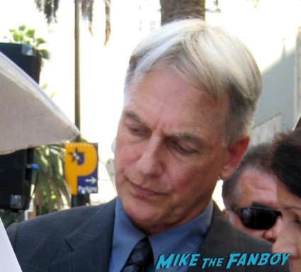 sexy mark harmon signing autographs for fans at mark harmons walk of fame star ceremony in hollywood hocus pocus star