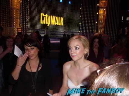 sexy Emily Kinney signing autographs for fans at the walking dead season 3 premiere at universal citywalk andrew lincoln rare promo hot