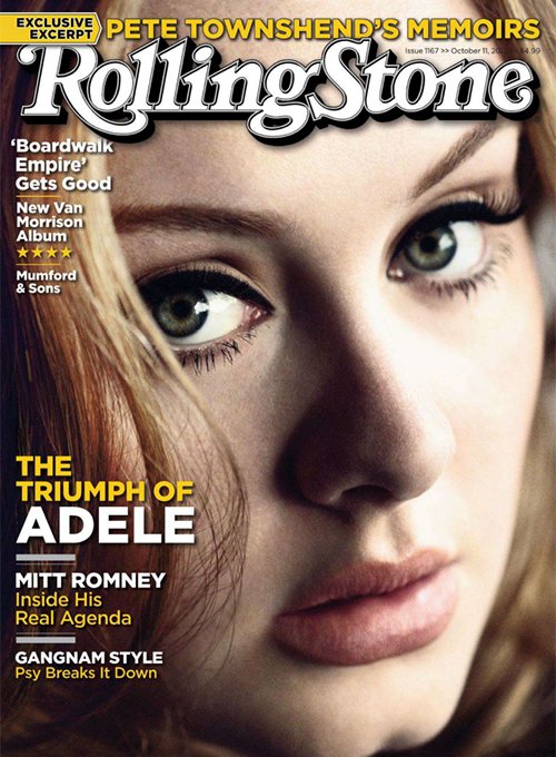 adele rolling stone magazine cover october 2012 rolling stone magazine hot photo shoot rare promo set fire to the rain hottie now 2012