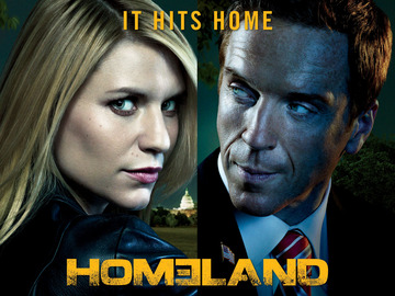 Homeland season 2 rare promo poster claire danes damien lewis hot sexy showtime series rare
