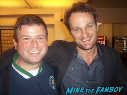 Jason Clarke signing autographs for fans fan photo rare promo zero dark thirty cast signed autograph q and a