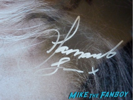 samantha bark signed autograph signature promo les miserables movie poster promo hot 